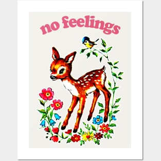 No Feelings / Existentialist Meme Design Posters and Art